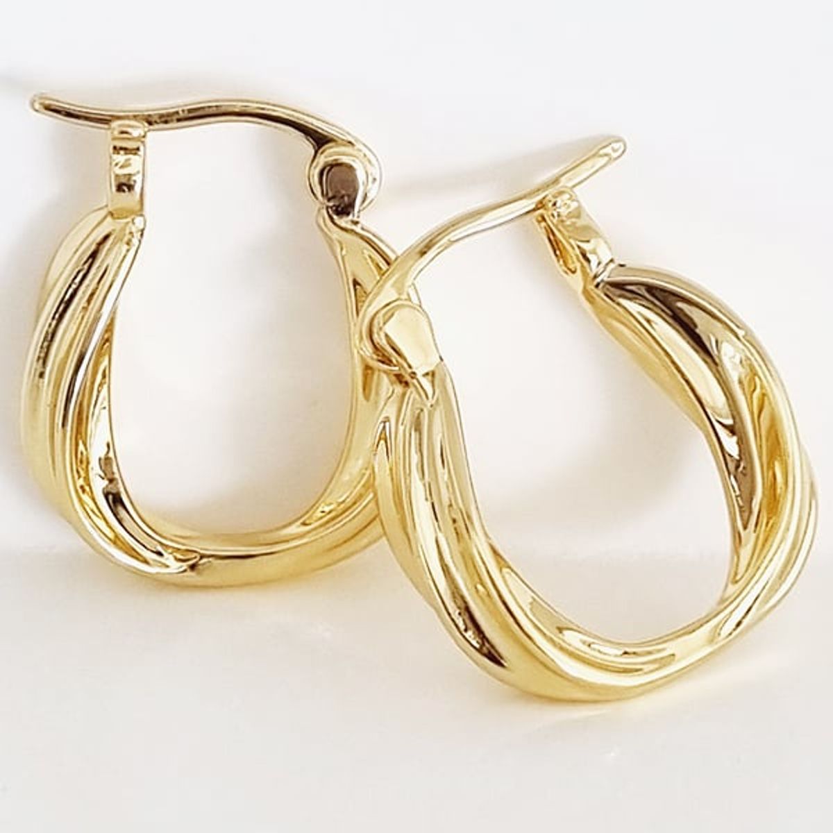 RAVEL - candonga melcocha lisa mediana dorada RAVEL_.