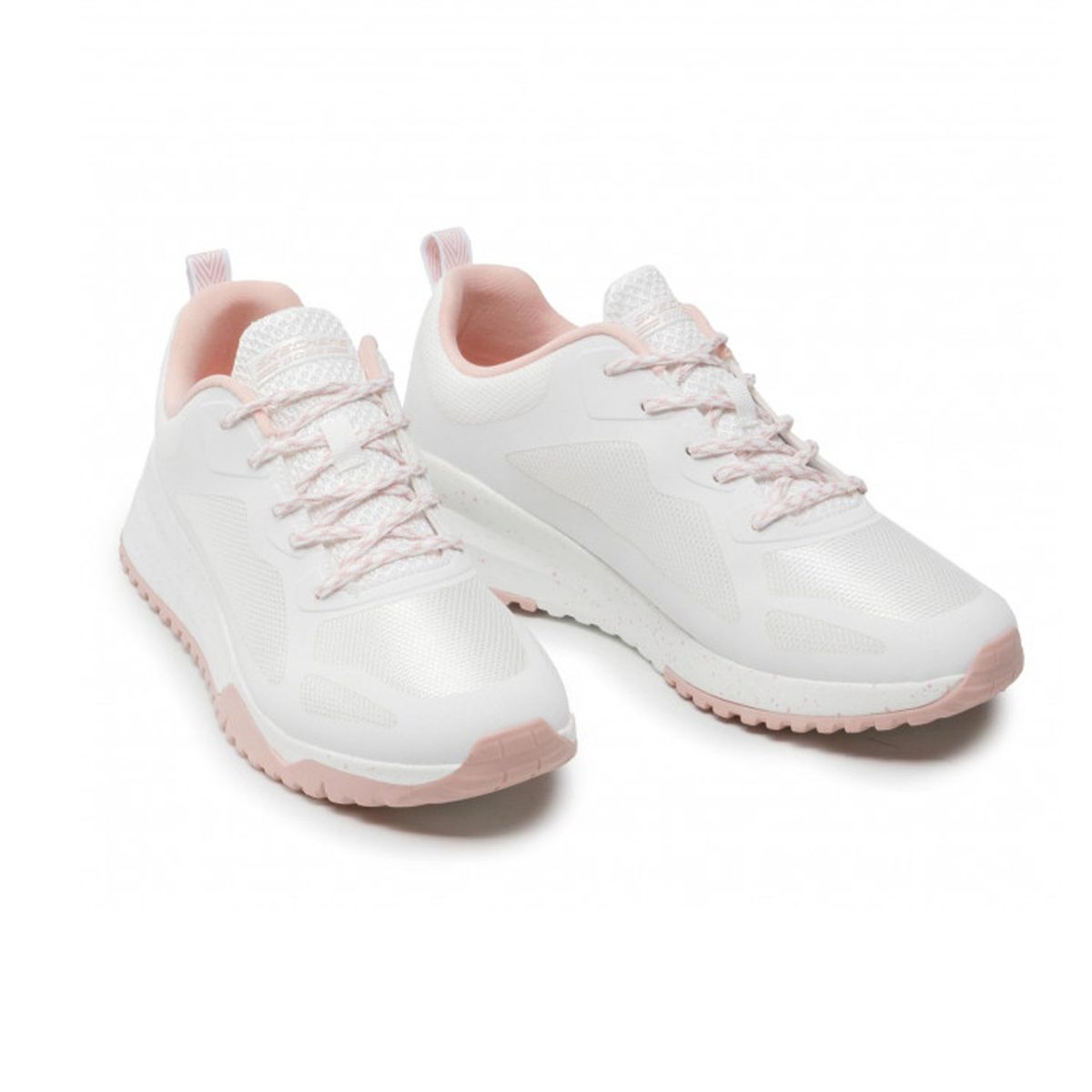 SKECHERS - TENIS SKECHERS BLANCO PARA DAMA SK BOBS SQUAD 3 STAR FLIGHT WHITE