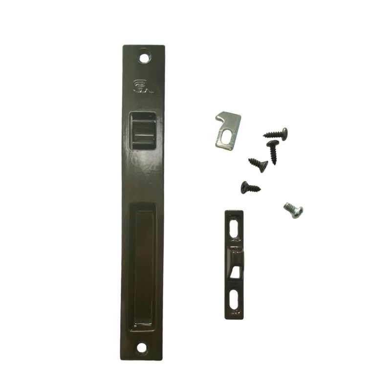 GENERICO - Cerradura Chapa Sencilla Bronce para Ventana Con Tornillos