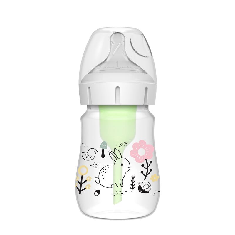 DR BROWNS - Tetero Boca Ancha 5 Oz Decorado Jardin Recien Nacidos Dr Br