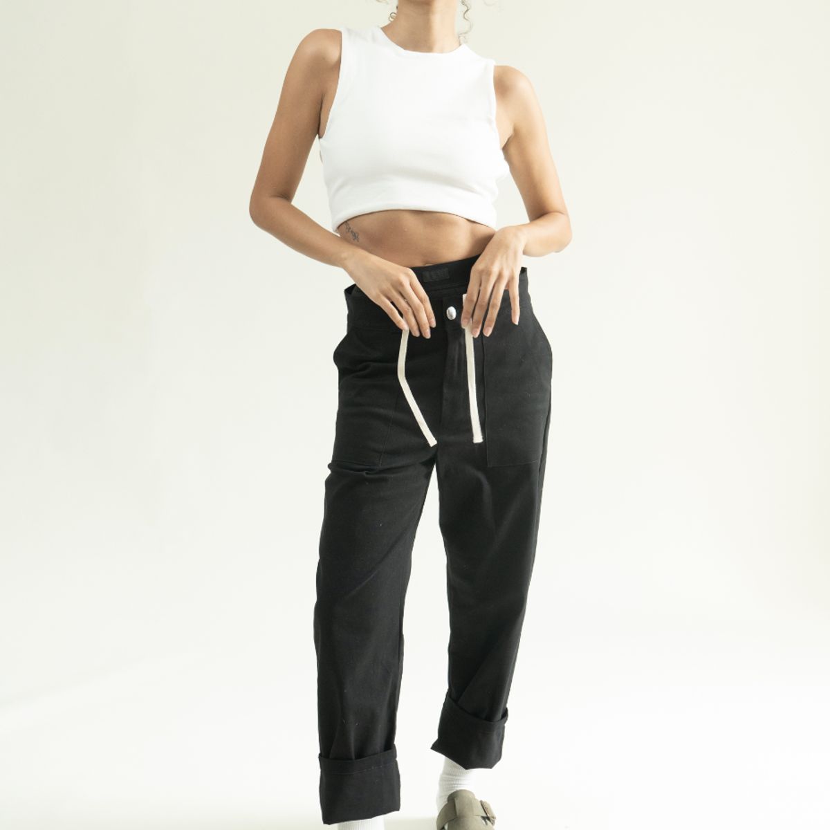 PURA - Pantalón Classy Negro Pura