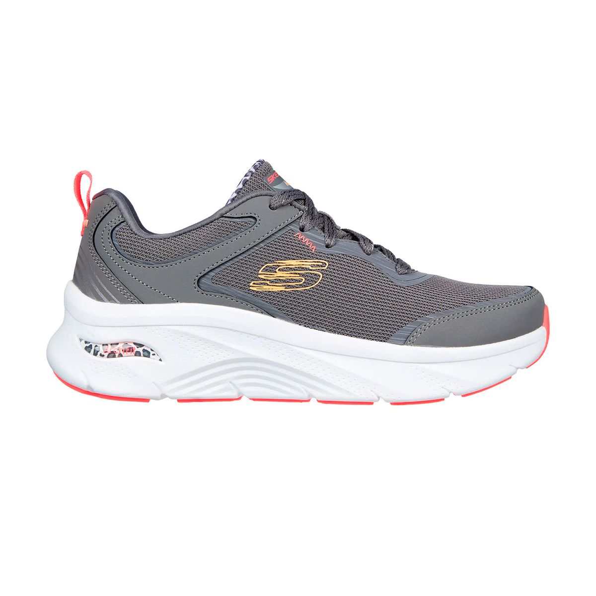 SKECHERS - TENIS SKECHERS GRIS PARA DAMA SK ARCH FIT D LUX RICH FACETS GRAY MULTI