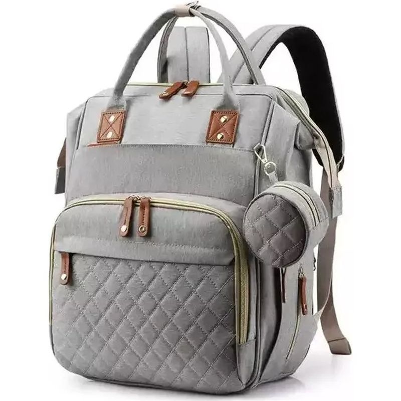 ONE PIXEL - Mochila Bolso Pañalera Bebé Gran Capacidad Con Llavero