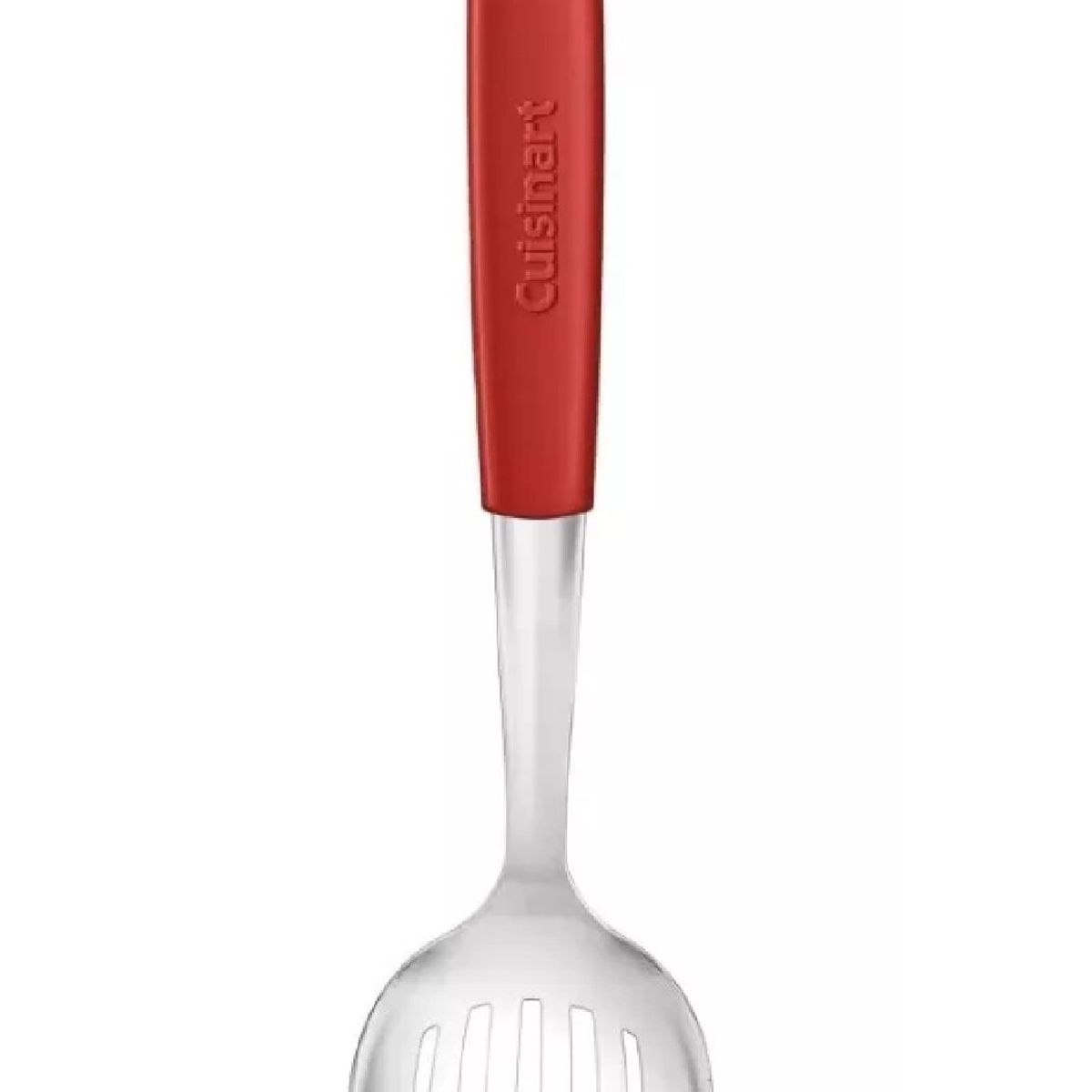 CUISINART - Cuchara Ranurada Roja De Acero Inoxidable Cuisinart