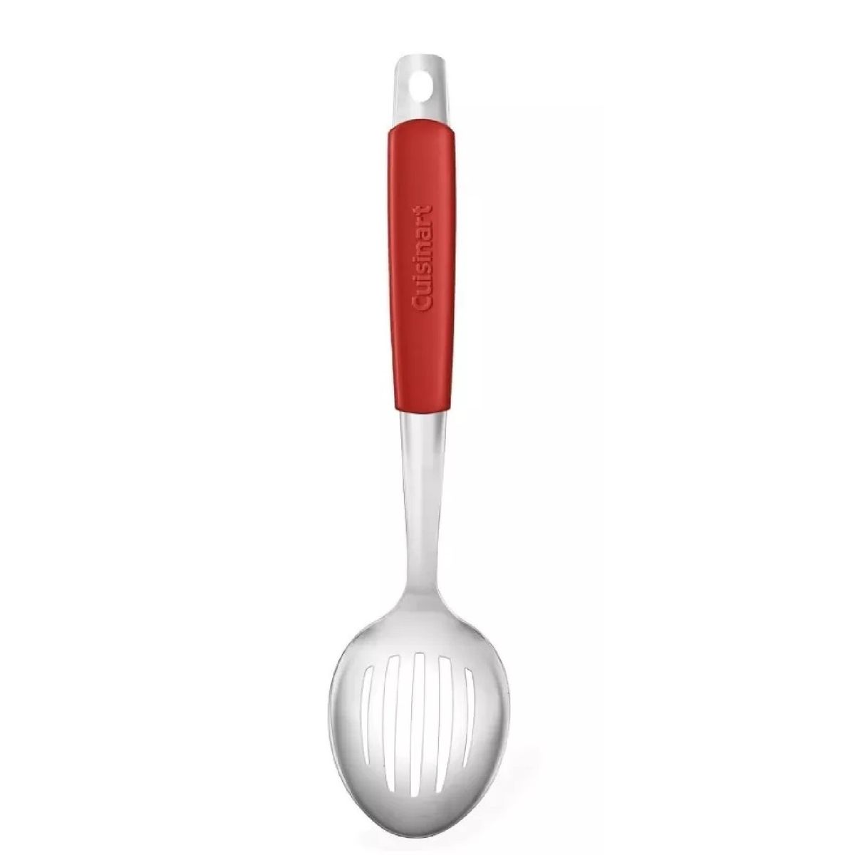 CUISINART - Cuchara Ranurada Roja De Acero Inoxidable Cuisinart