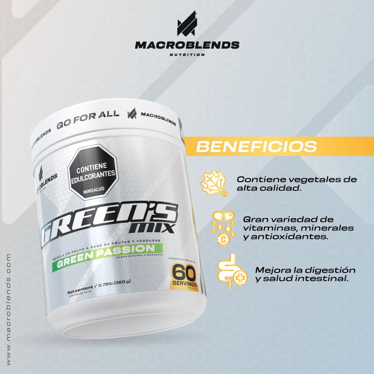 GENERICO - GREENS MIX 60 SERVICIOS