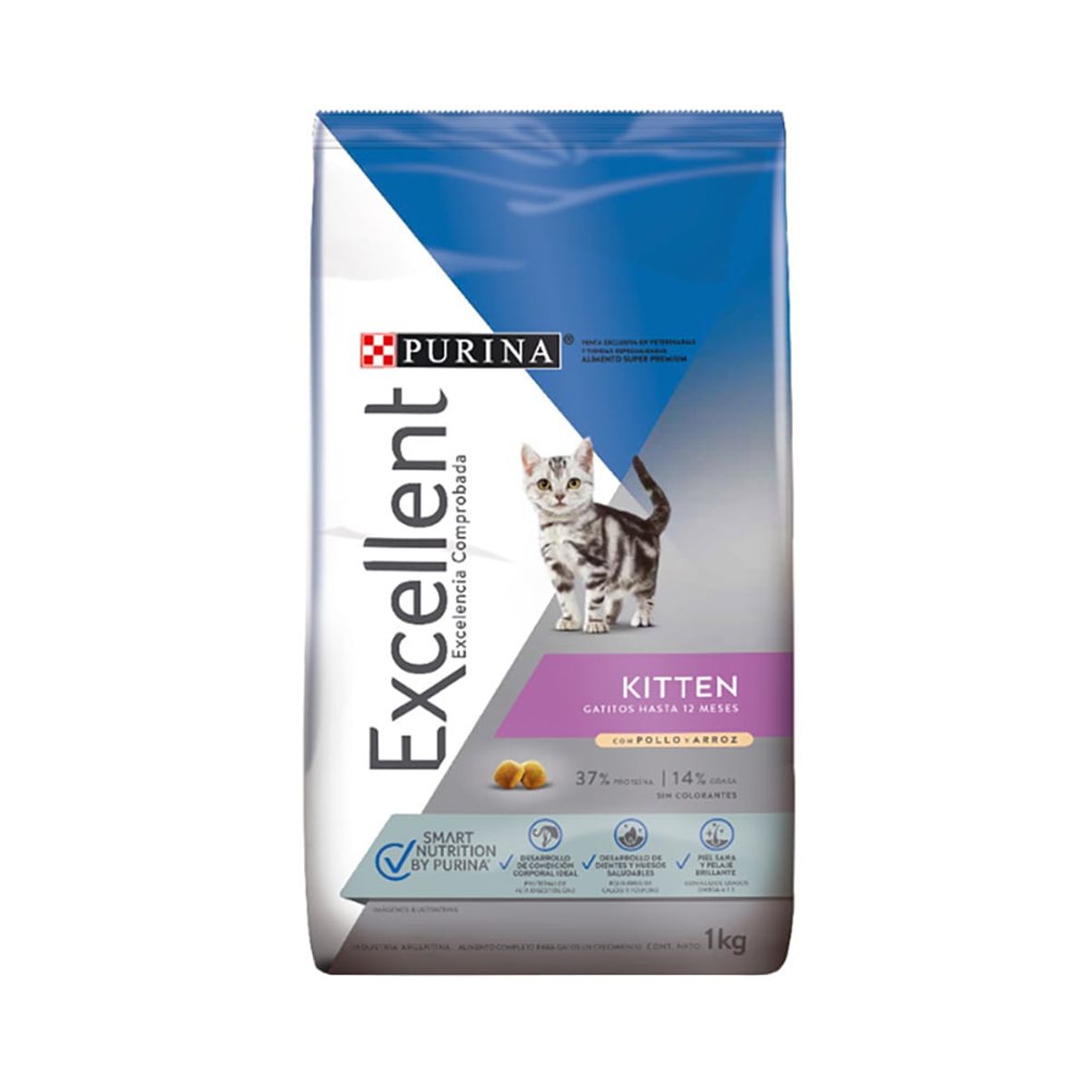 PURINA - Alimeto Purina Exellent Kitten Pollo 1Kg