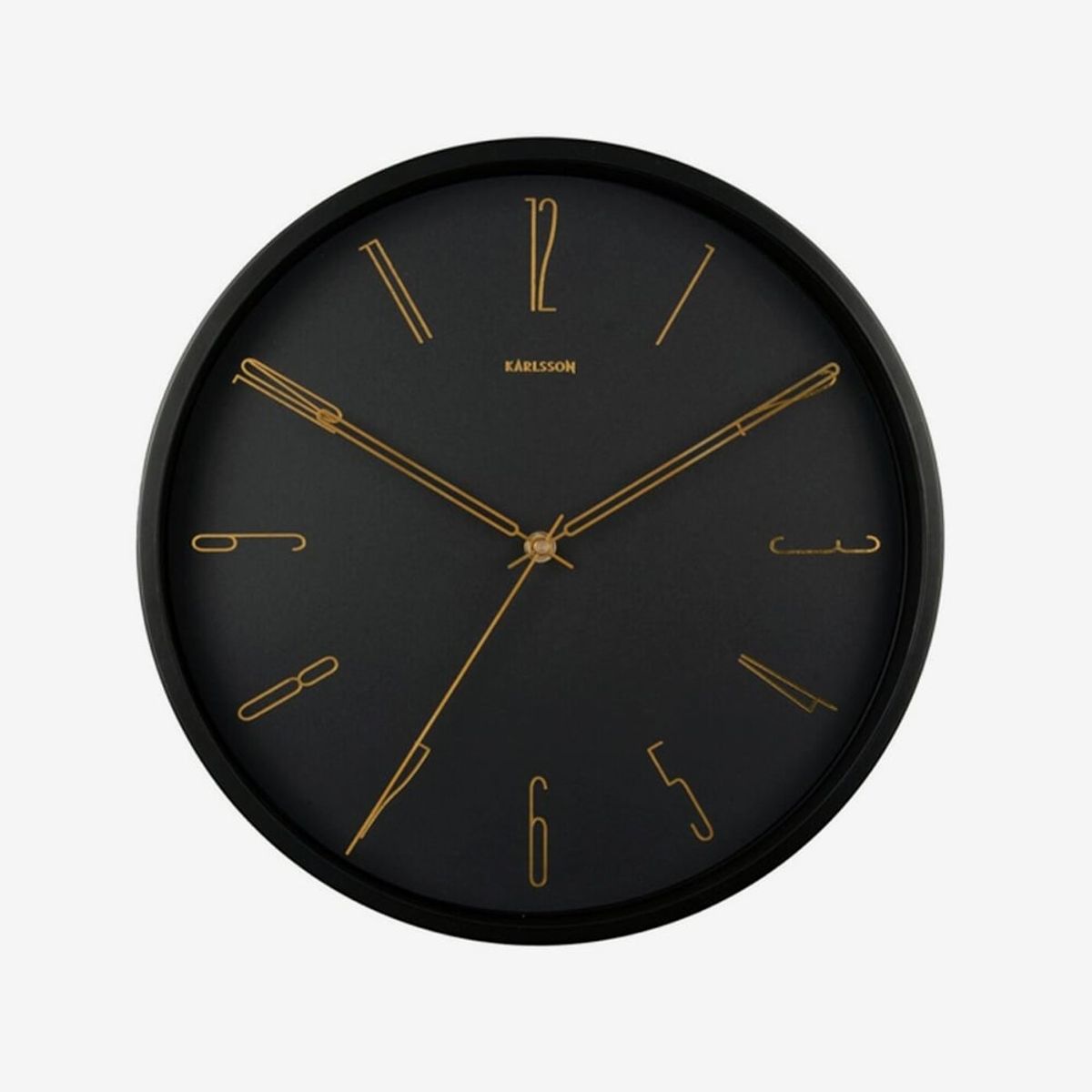 PRESENT TIME - Reloj Pared Belle Numbers Negro