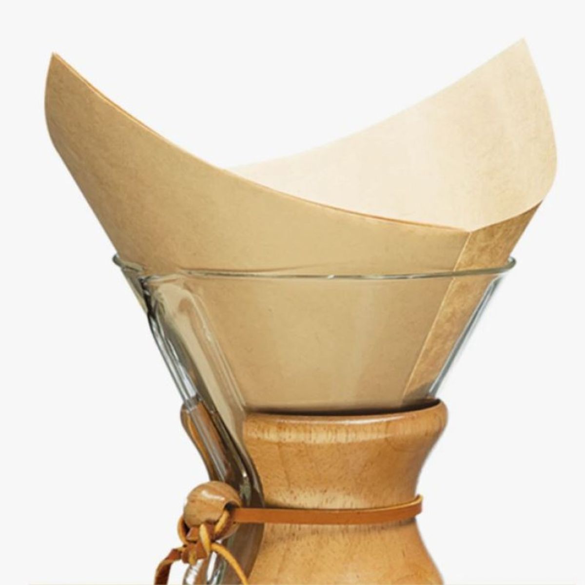 CHEMEX - Filtro Papel Natural Cafetera Chemex Original X100 6-10 Tazas