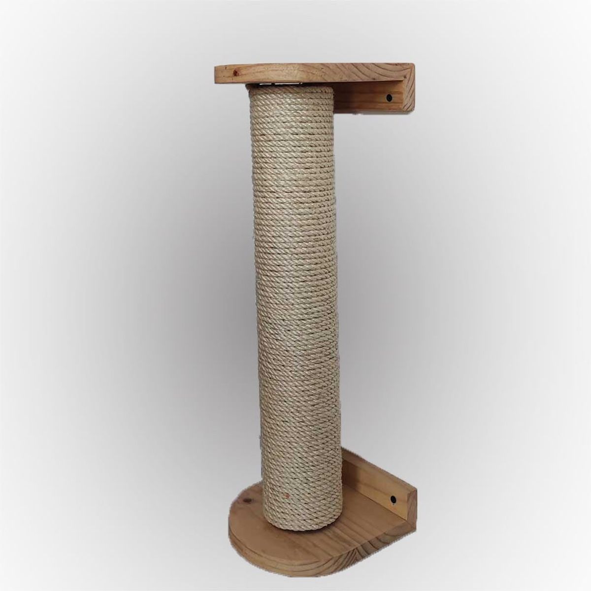 GENERICO - Rascador para gatos base en madera, de 50 cms fique de 11mm