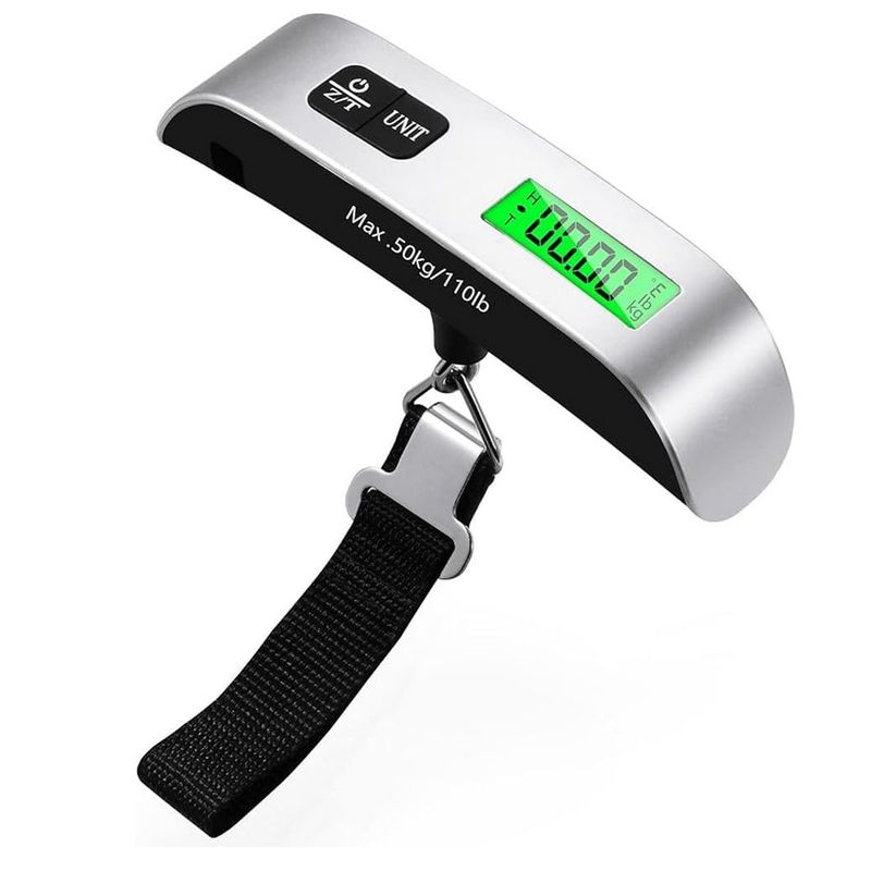 GENERICO - Bascula Balanza Pesa Viaje Portátil Digital Equipaje Maleta