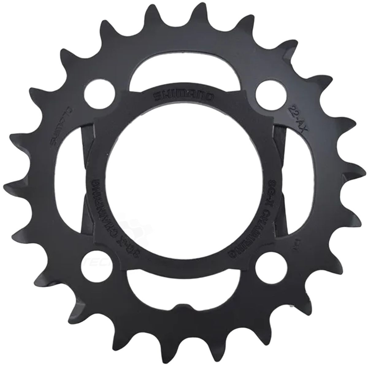 SHIMANO - Plato Coronilla Shimano Alivio M4000 9v Triplato 22 Dientes
