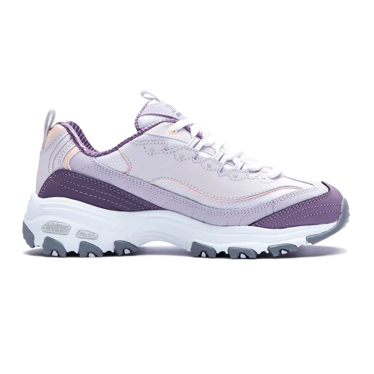 SKECHERS - TENIS SKECHERS MORADO PARA DAMA SK D LITES COOL CHANGE LAVENDER