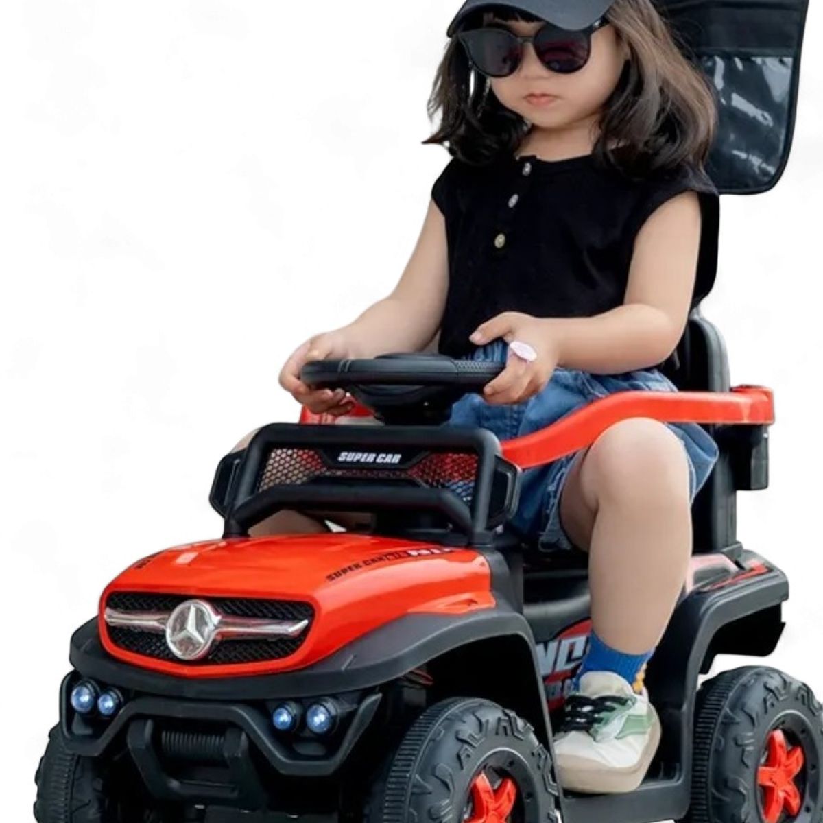 SUNBABY - Carro Montable Bebe Paseador Musical Juguete 1-5 años