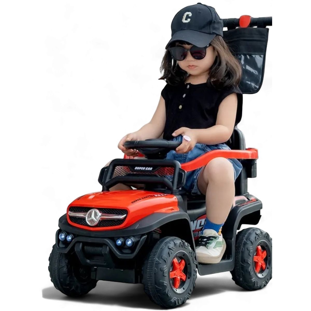 SUNBABY - Carro Montable Bebe Paseador Musical Juguete 1-5 años