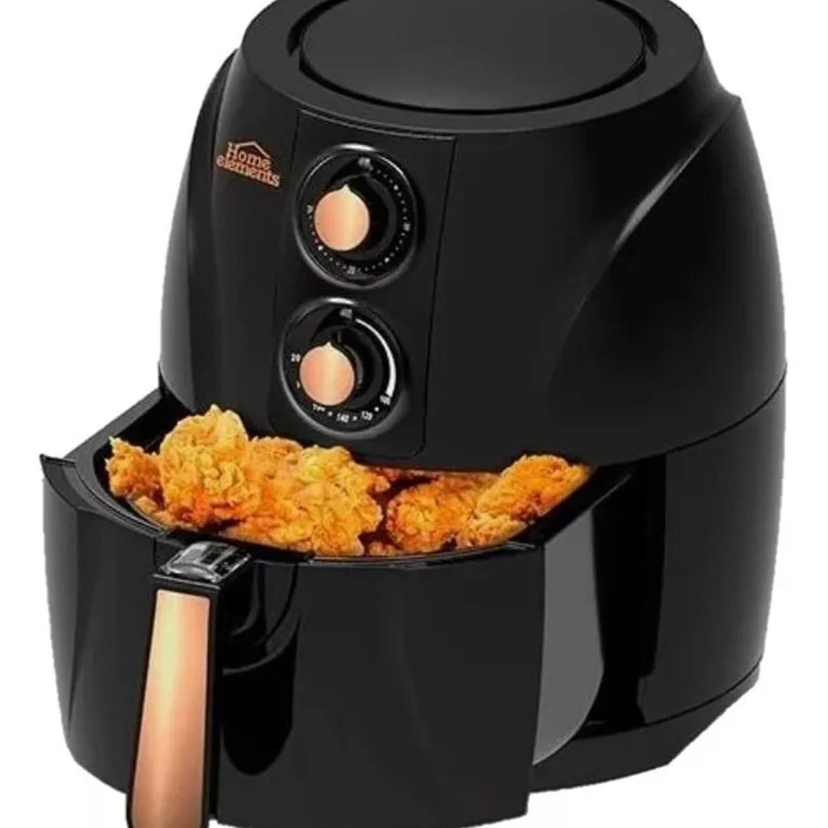 HOME ELEMENTS - HOME ELEMENTS FREIDORA 3.2 LTS COBRE SIN ACEITE 536C