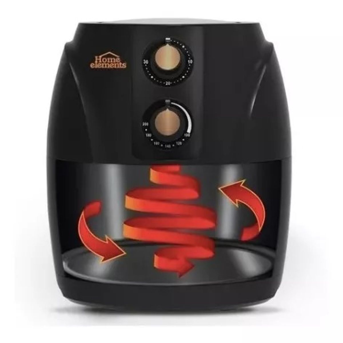 HOME ELEMENTS - HOME ELEMENTS FREIDORA 3.2 LTS COBRE SIN ACEITE 536C