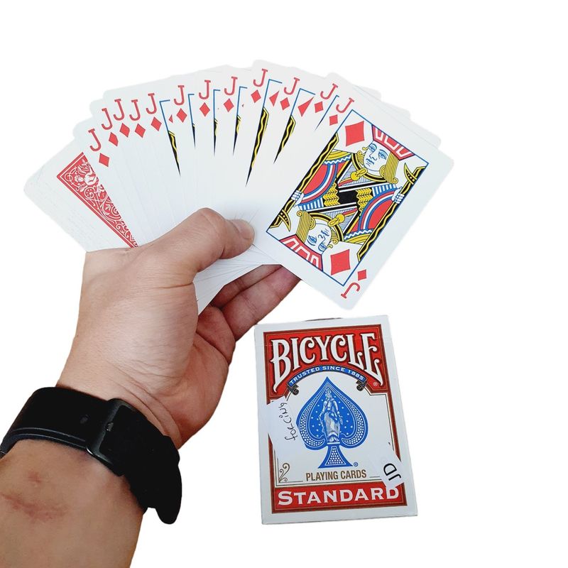 BICYCLE - Baraja Trucada Solo J Diamantes Rojos Bicycle Poker Magia