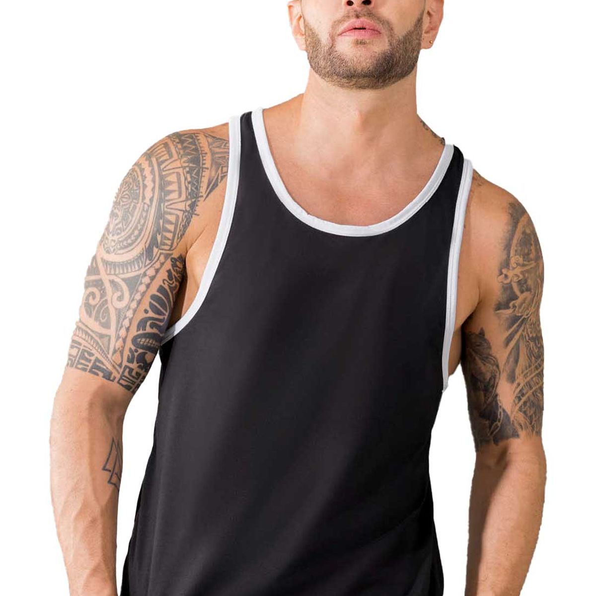 MARKETING PERSONAL - Camisilla Hombre Negro Mp 1944