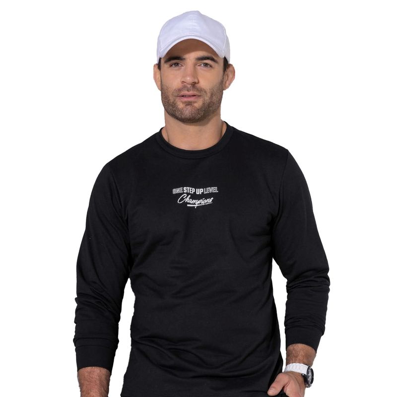 MARKETING PERSONAL - Buzo Hombre Negro Mp 3965
