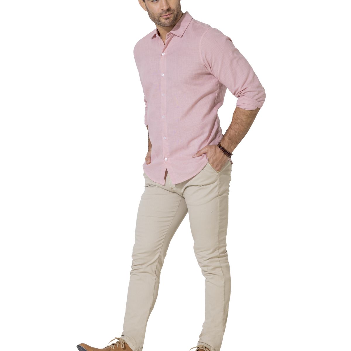 MARKETING PERSONAL - Pantalón Hombre Caqui Mp 92823