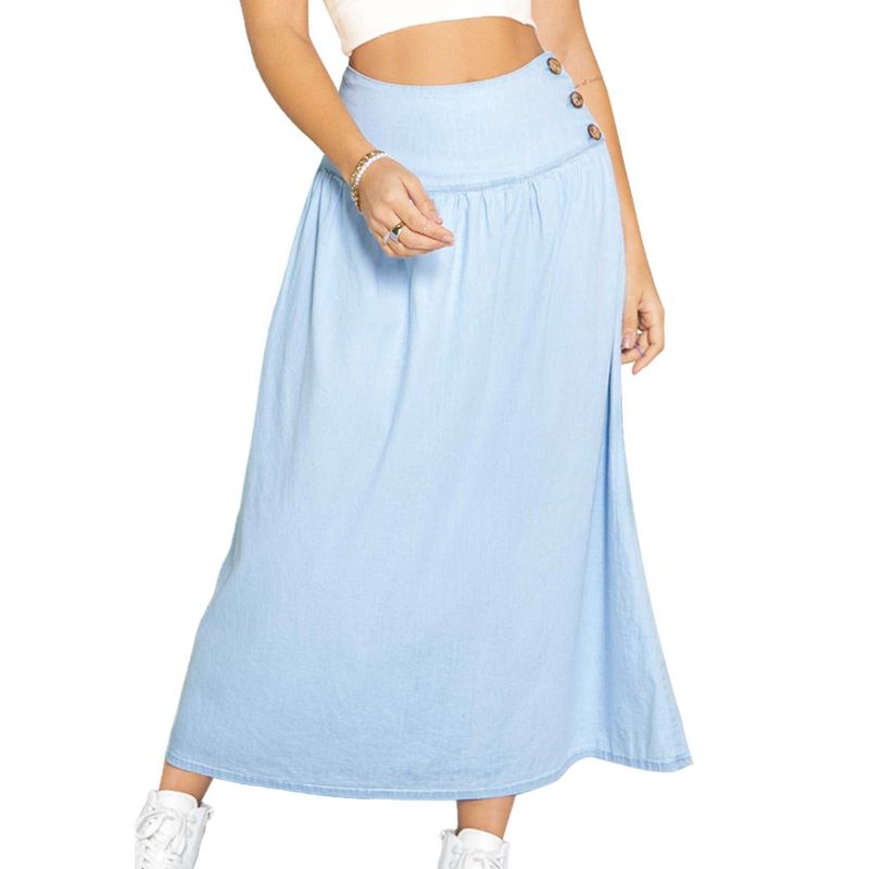 ATYPICAL - Falda Larga Mujer Azul Atypical 93583