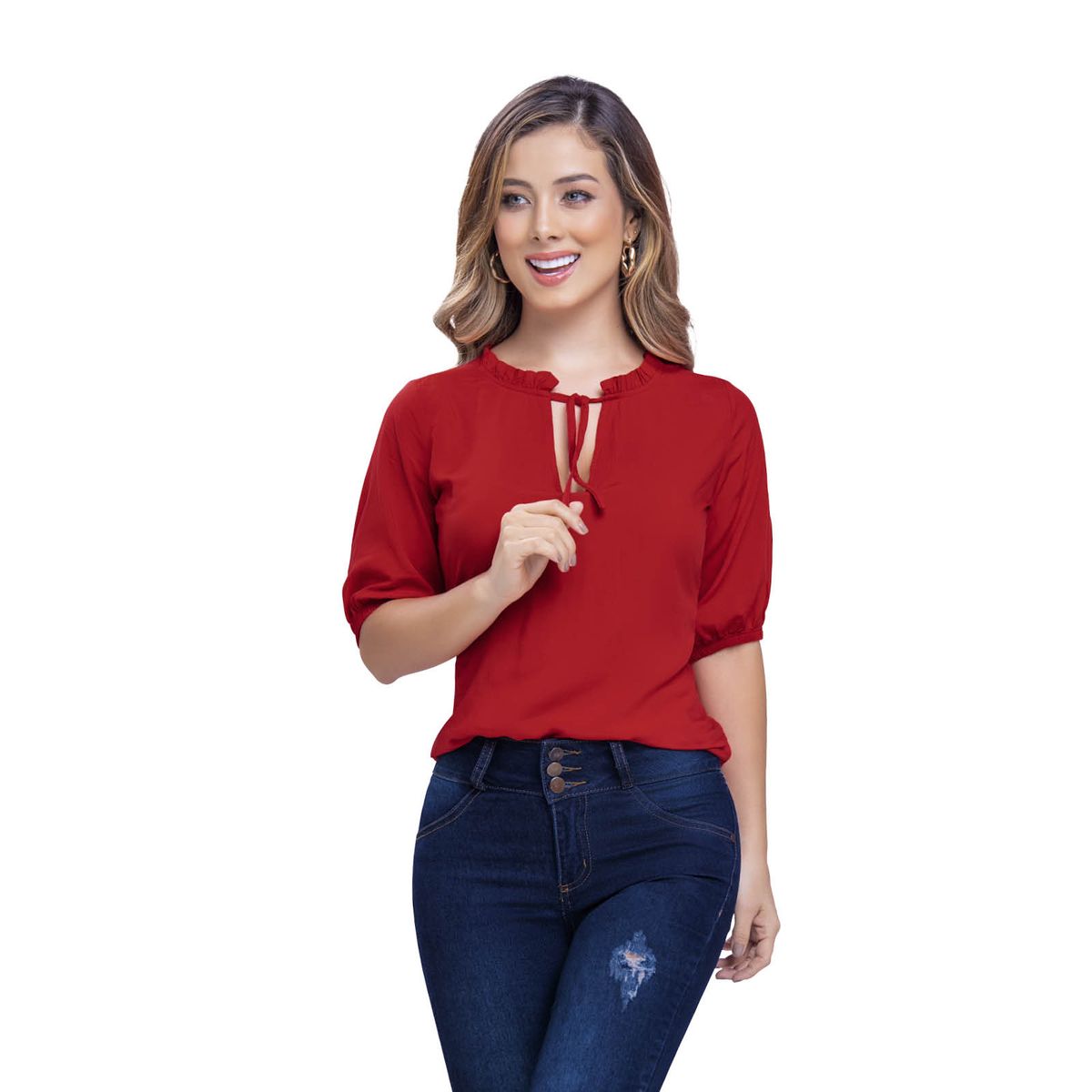 MARKETING PERSONAL - Blusa Mujer Rojo Mp 91727
