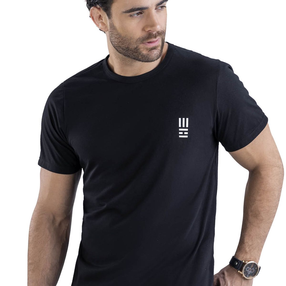 MARKETING PERSONAL - Camiseta Hombre Negro Mp 7766