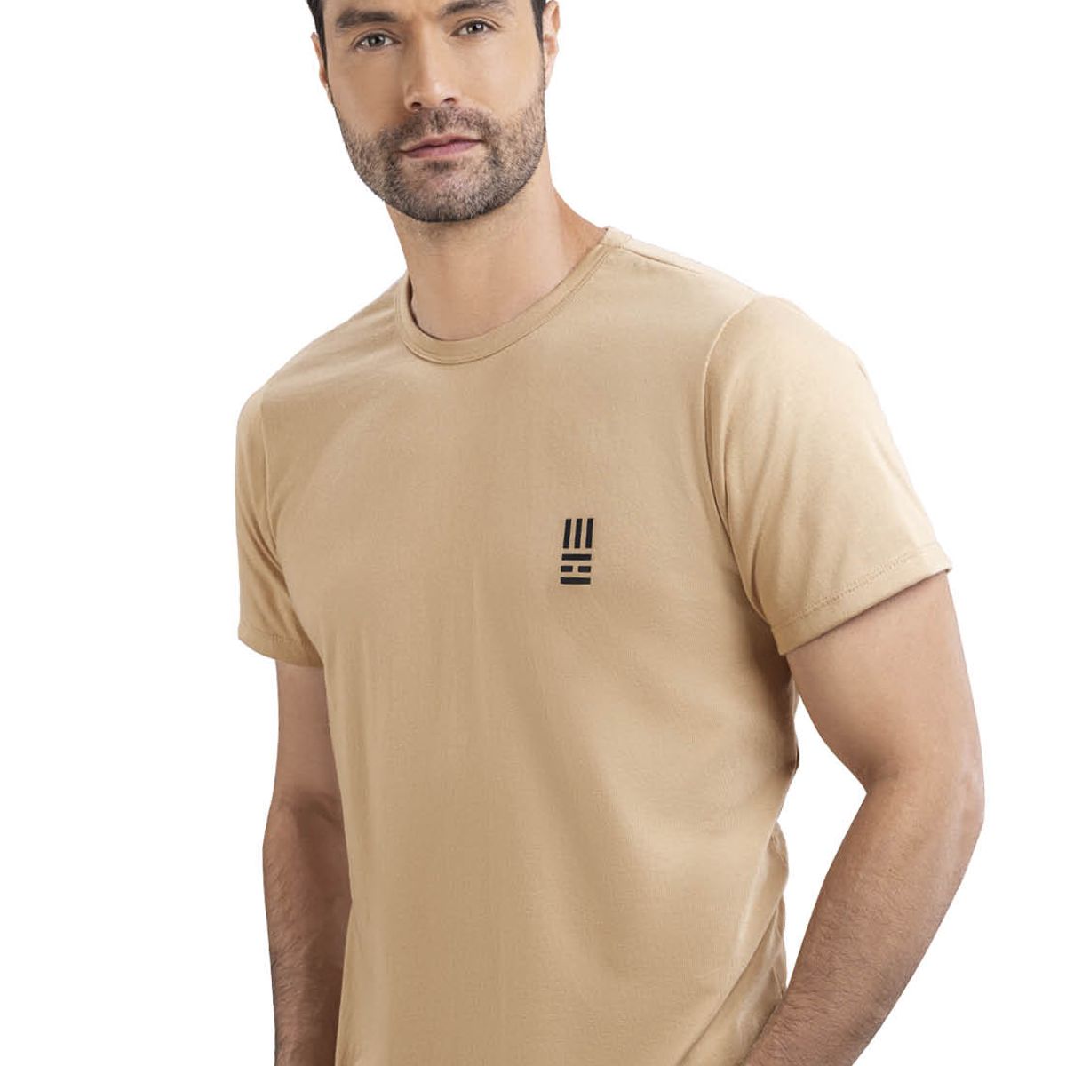 MARKETING PERSONAL - Camiseta Hombre Beige Mp 7766