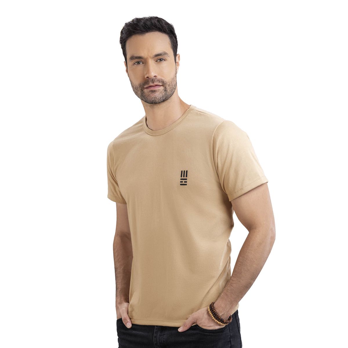 MARKETING PERSONAL - Camiseta Hombre Beige Mp 7766