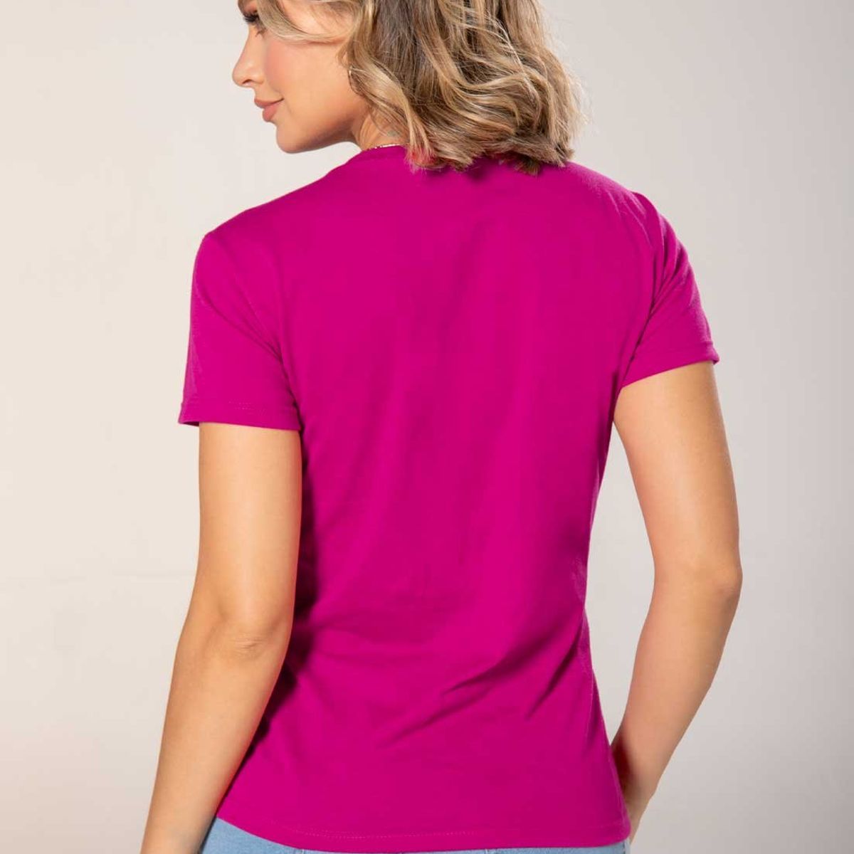 MARKETING PERSONAL - Camiseta Mujer Fucsia Mp 1830