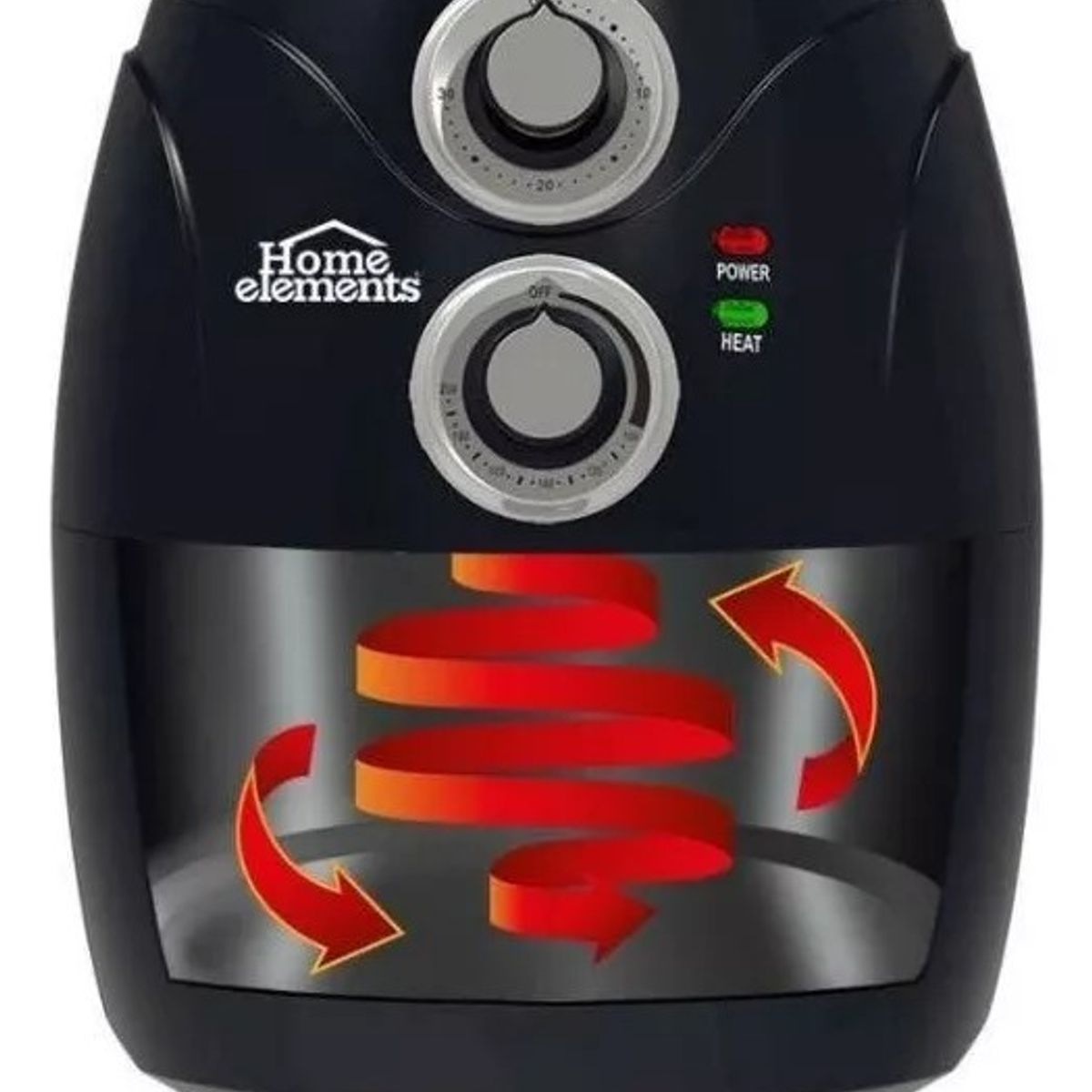 HOME ELEMENTS - HOME ELEMENTS FREIDORA DE AIRE 1.8 LTS HEAF 516N SIN ACEITE