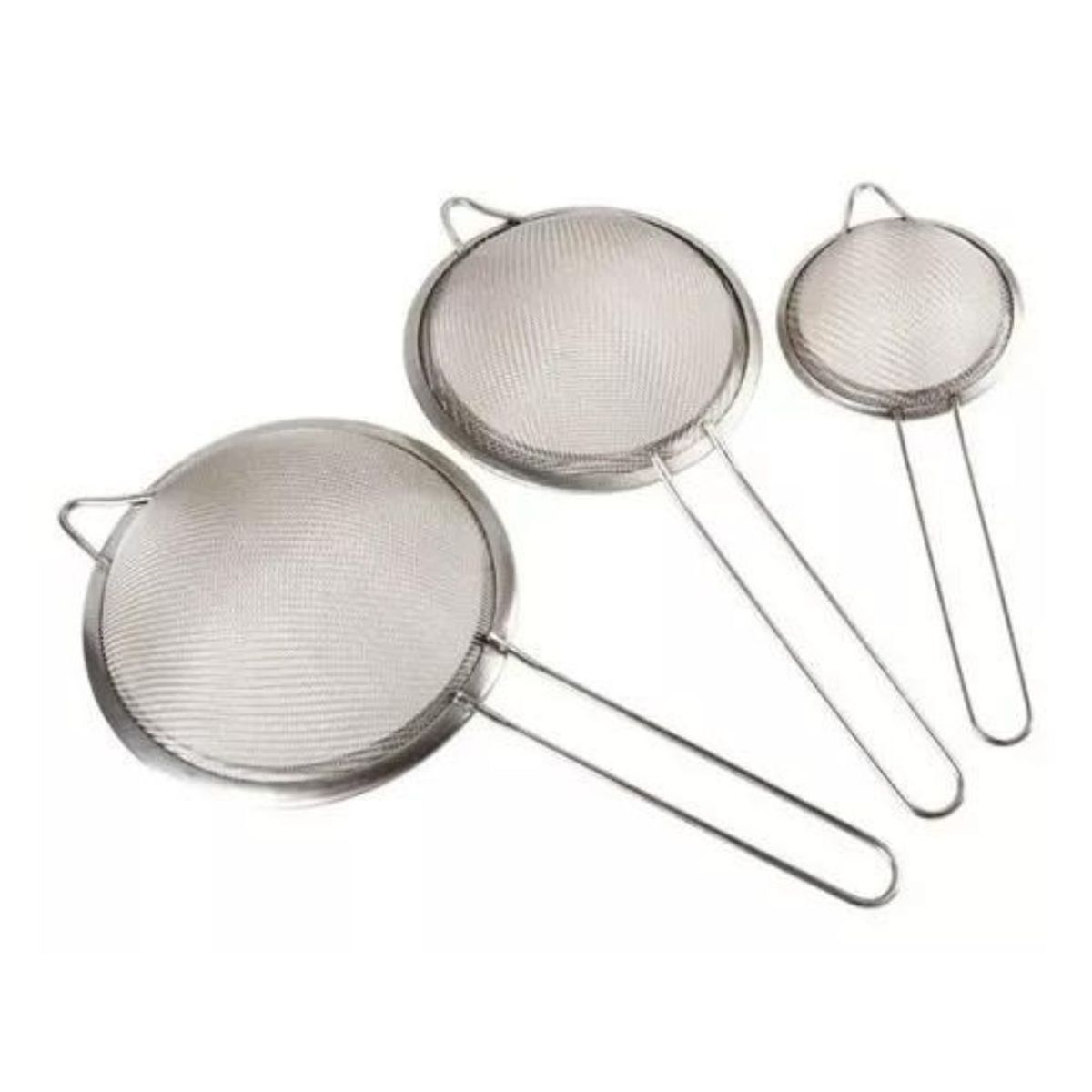 MAZUGI - Coladores Metálicos X3 und Gris Utensilios Cocina Repostería