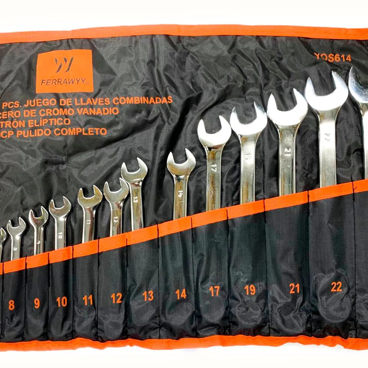 GENERICO - Juego De Llaves Mixtas Ferrawyy X14 Pcs Original