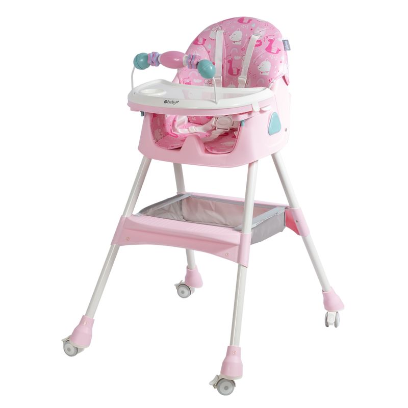 GENERICO - Silla de comer Mecedora DALI - EB633-1 Fucsia