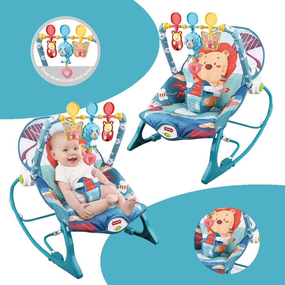 GENERICO - SILLA MESEDORA PARA BEBES LEON