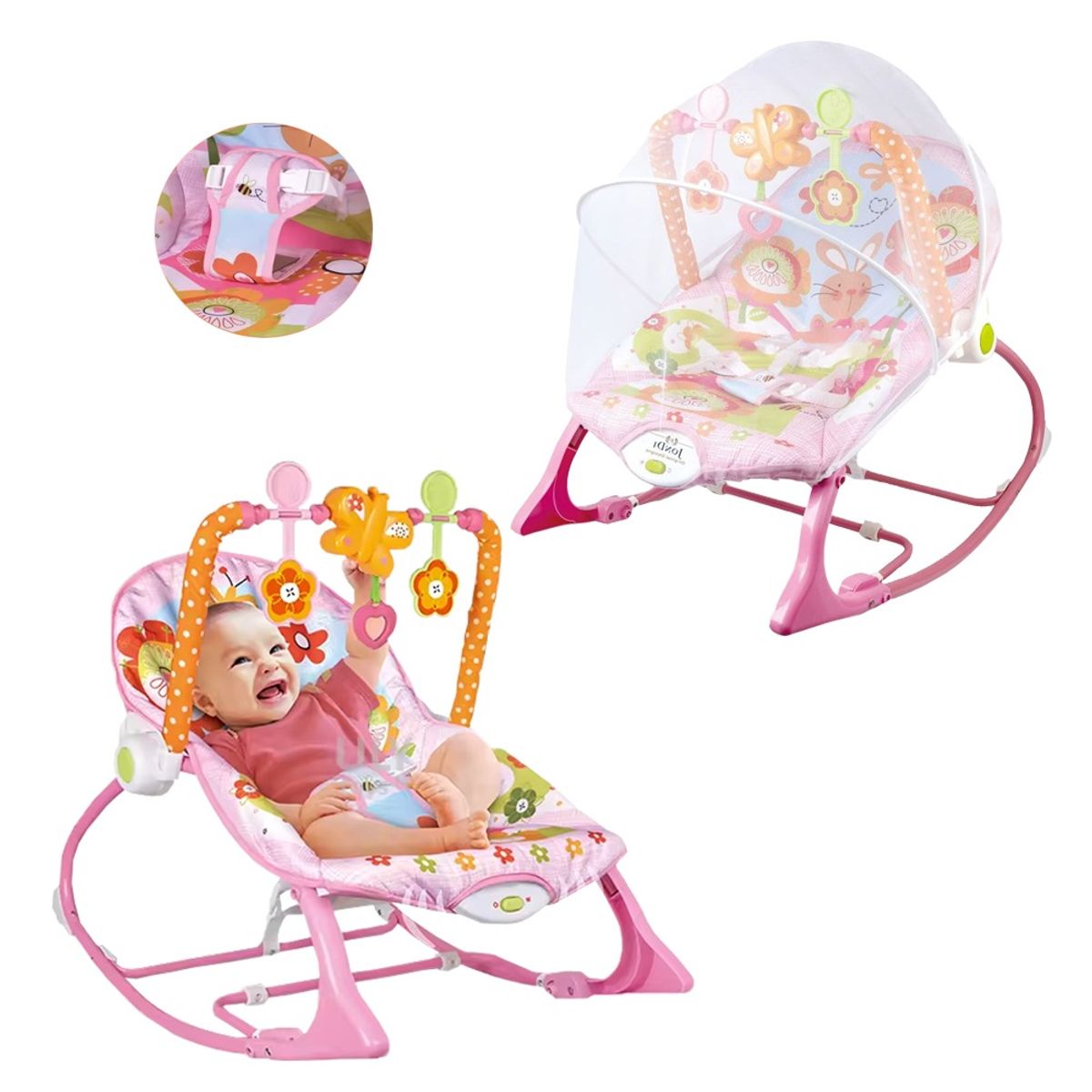 GENERICO - SILLA MESEDORA PARA BEBES ROSADA