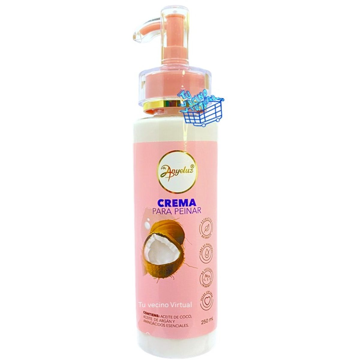 ANYELUZ - Crema para peinar 250ml  Anyeluz