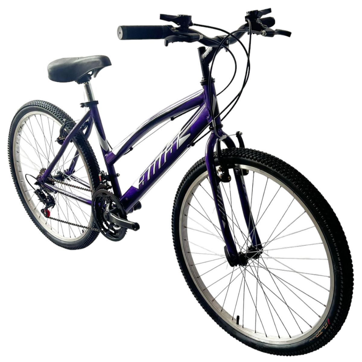 ATILA - Bicicleta MTB para Mujer rin 26 con 18 cambios Morada AS