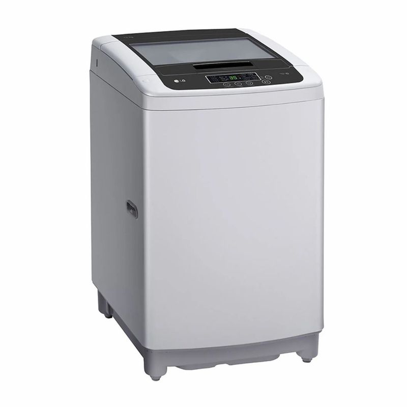 LG - Lavadora Carga Superior - 13Kg28lbs - TurboDrum - Color Plata