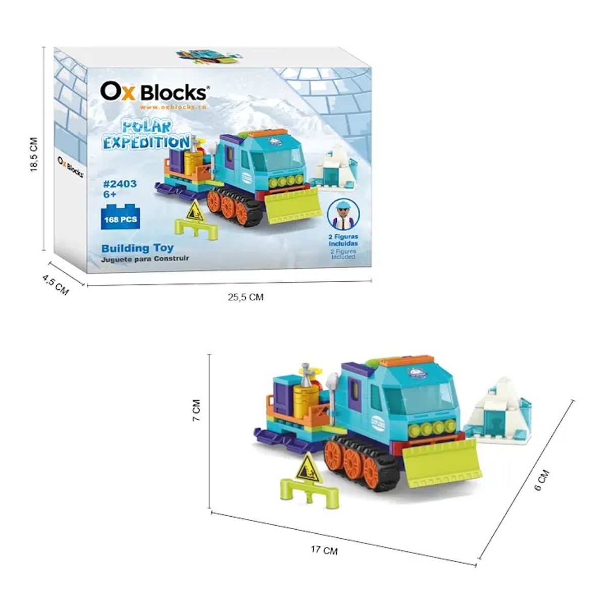 OX TOYS - OX Polar Expedition  Bloques para construir  168 piezas 2403