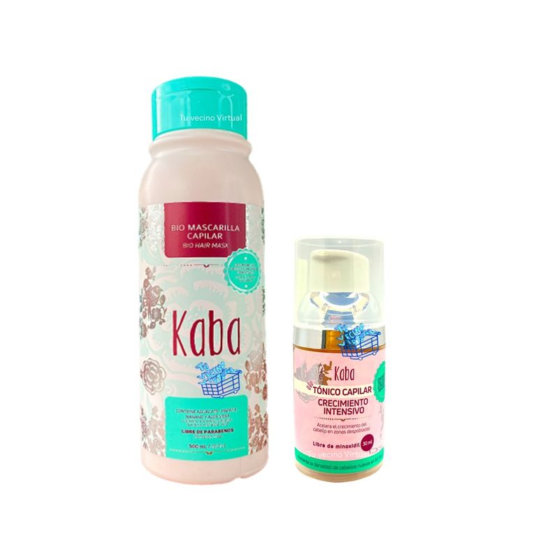 KABA - Biomascarilla + tonico capilar kaba