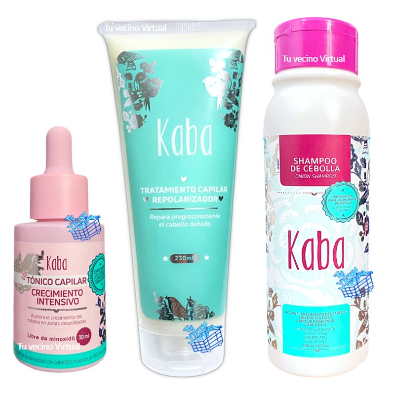 KABA - Kit capilar crecimiento X3 kaba