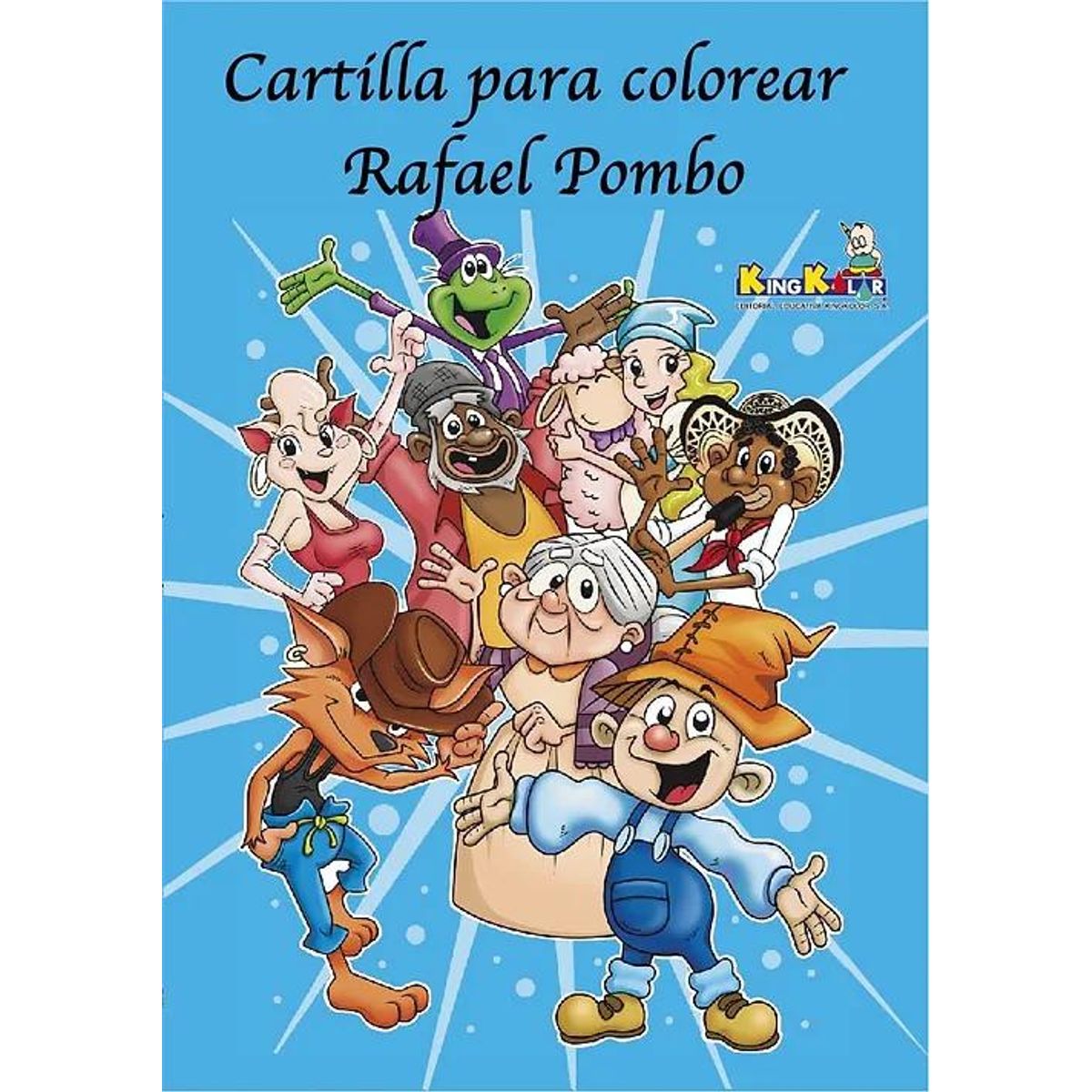 GENERICO - Cartilla Para Colorear Rafael Pombo Para Niños