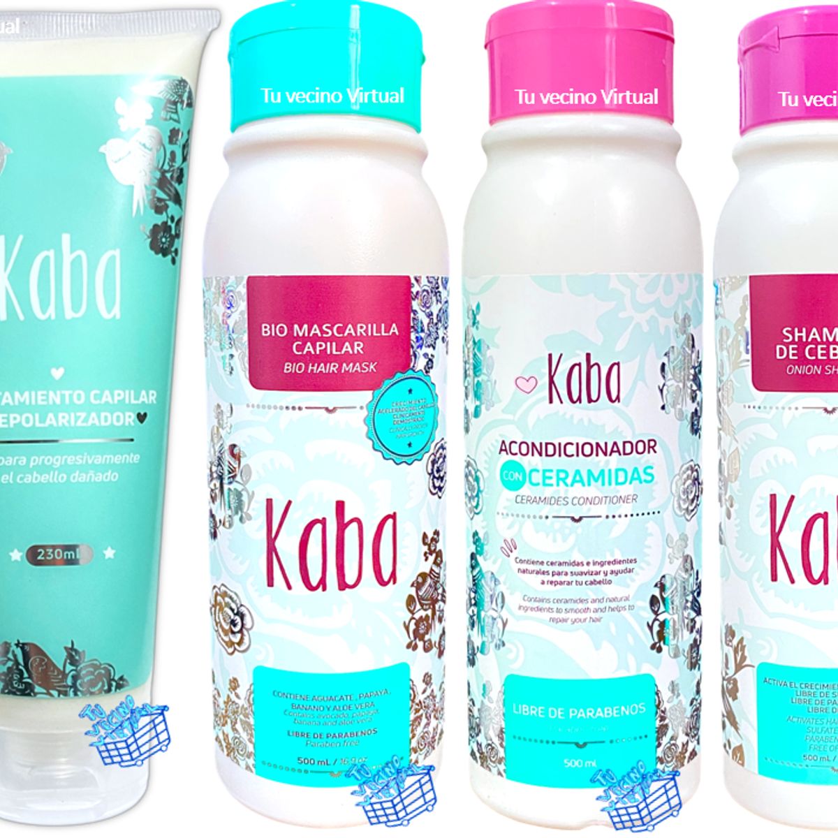 KABA - Kit capilar - Reparador x4  kaba