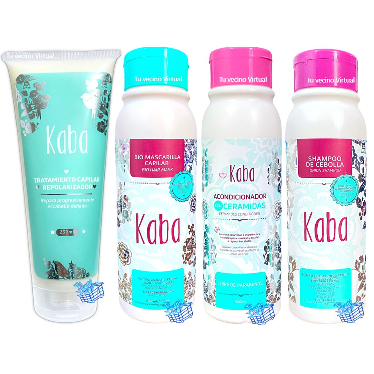 KABA - Kit capilar - Reparador x4  kaba