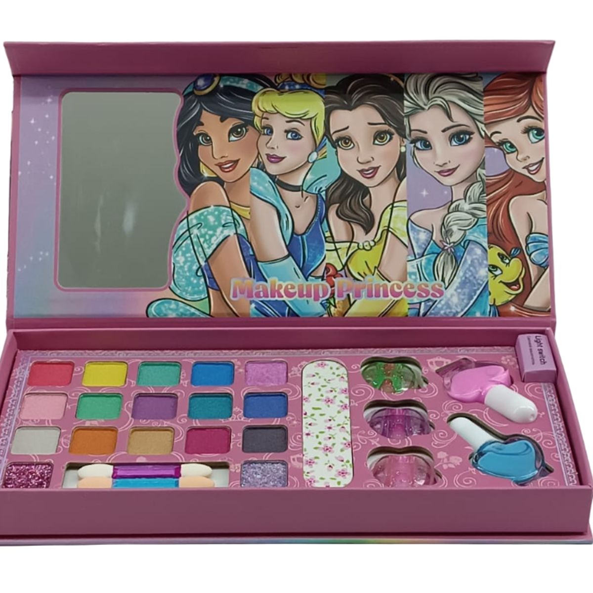 JUGUETERIA EXPRESS - Set De Belleza Infantil Maquillaje Con Luz Niñas 26 Piezas