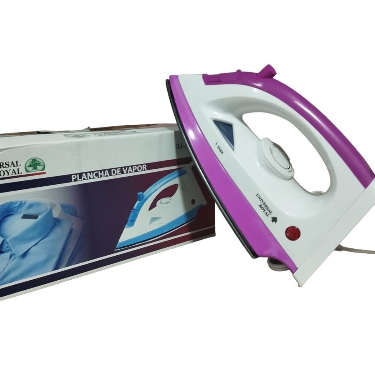 UNIVERSAL ROYAL - UNIVERSAL ROYAL PLANCHA A VAPOR PURPURA IU-PL04V