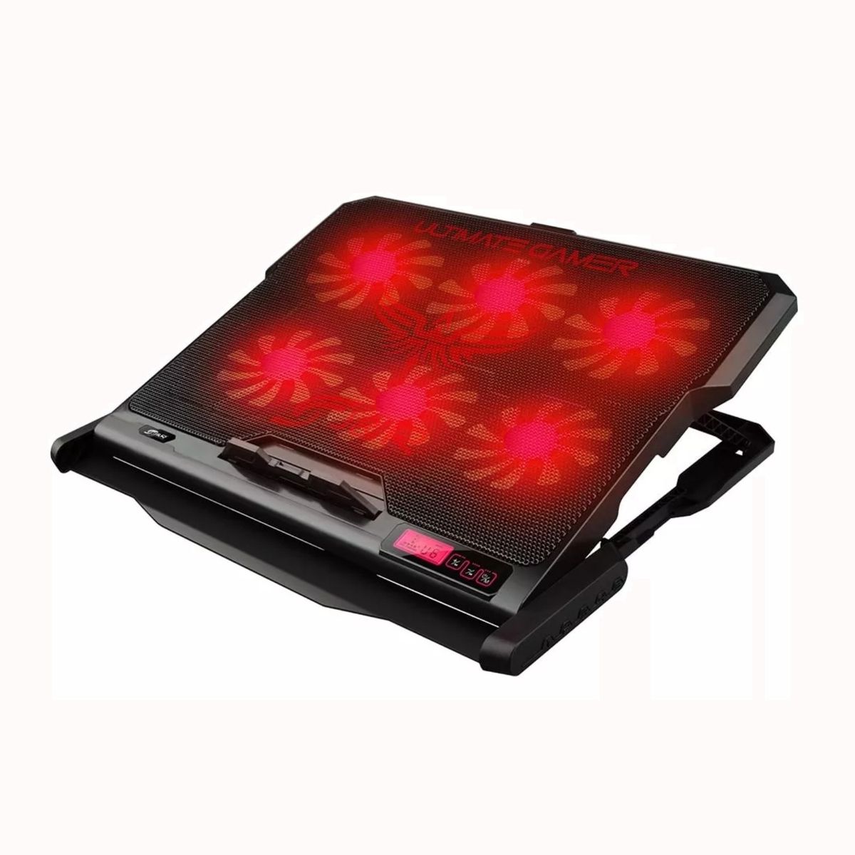 JYR TECHNOLOGY - Base Refrigerante De 6 Ventiladores Jyr Brjr-002 - Negro