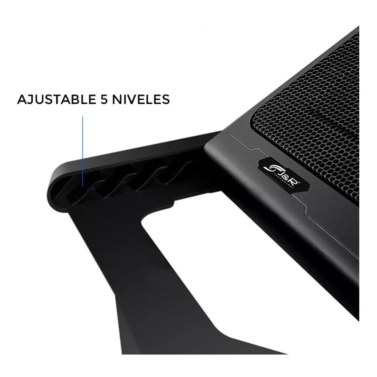 JYR TECHNOLOGY - Base Refrigerante De 6 Ventiladores Jyr Brjr-002 - Negro